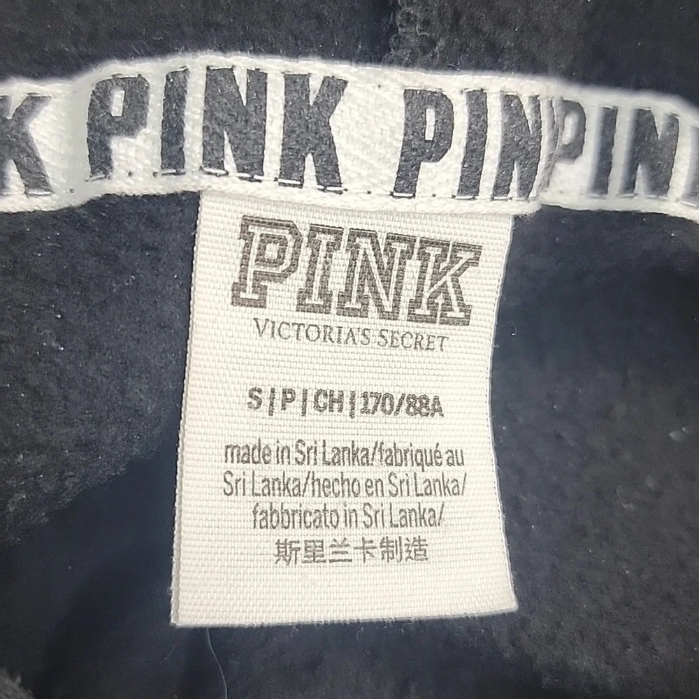 Pink Victorias Secret size Small Cropped hoodie/sweatshirt. Long sleeved. - Picture 2 of 13
